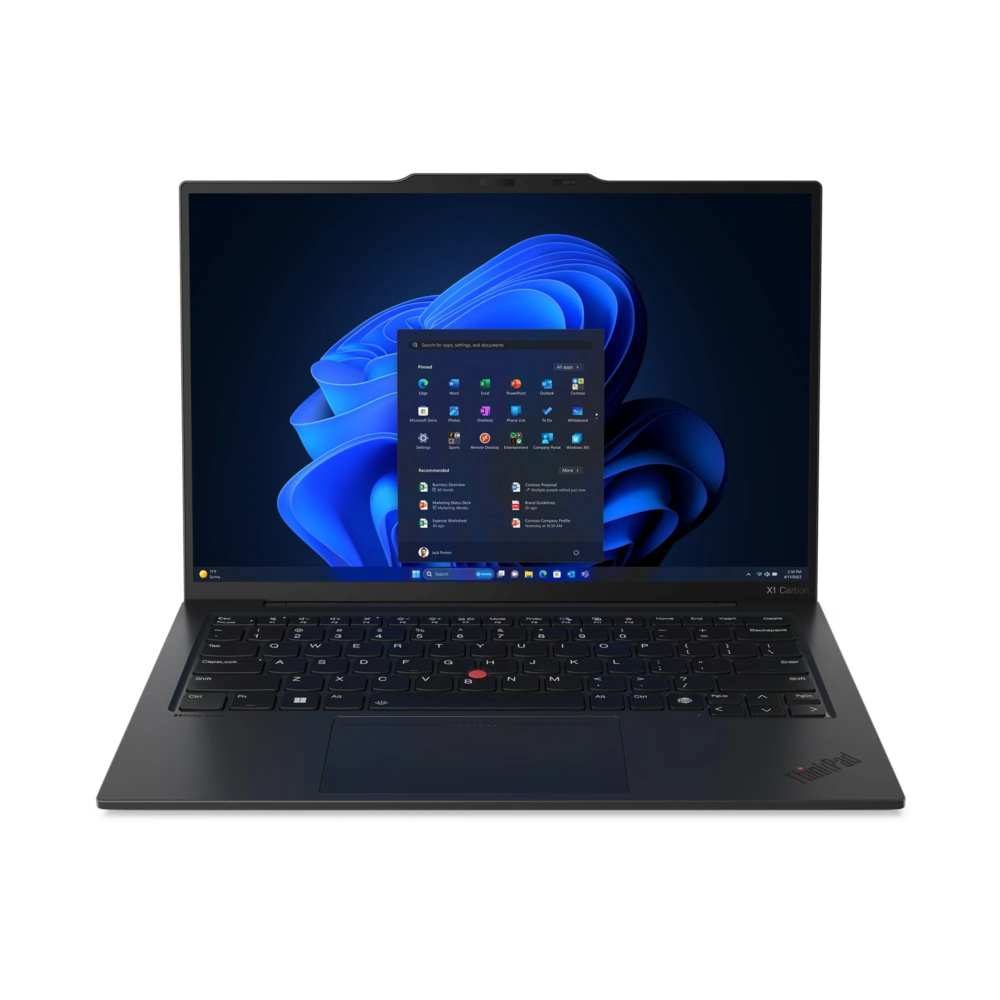 Lenovo ThinkPad X1 Carbon Gen 12 14" WUXGA Notebook, Intel U7-155U, 1.70GHz, 16GB RAM, 512GB SSD, Win11P - 21KC00A8US