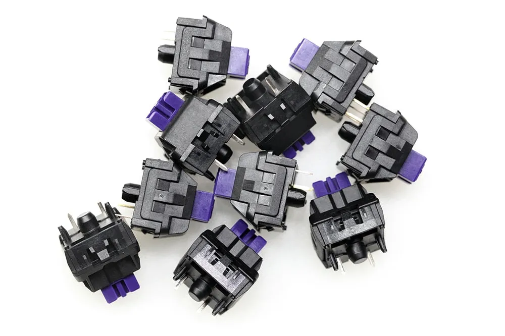 LICHICX XCJZ Purple Bamboo Switch 60g RGB SMD Pre Advanced Tactile Switches For Mechanical keyboard MX Stem 5pin Lubed MPA Nylon