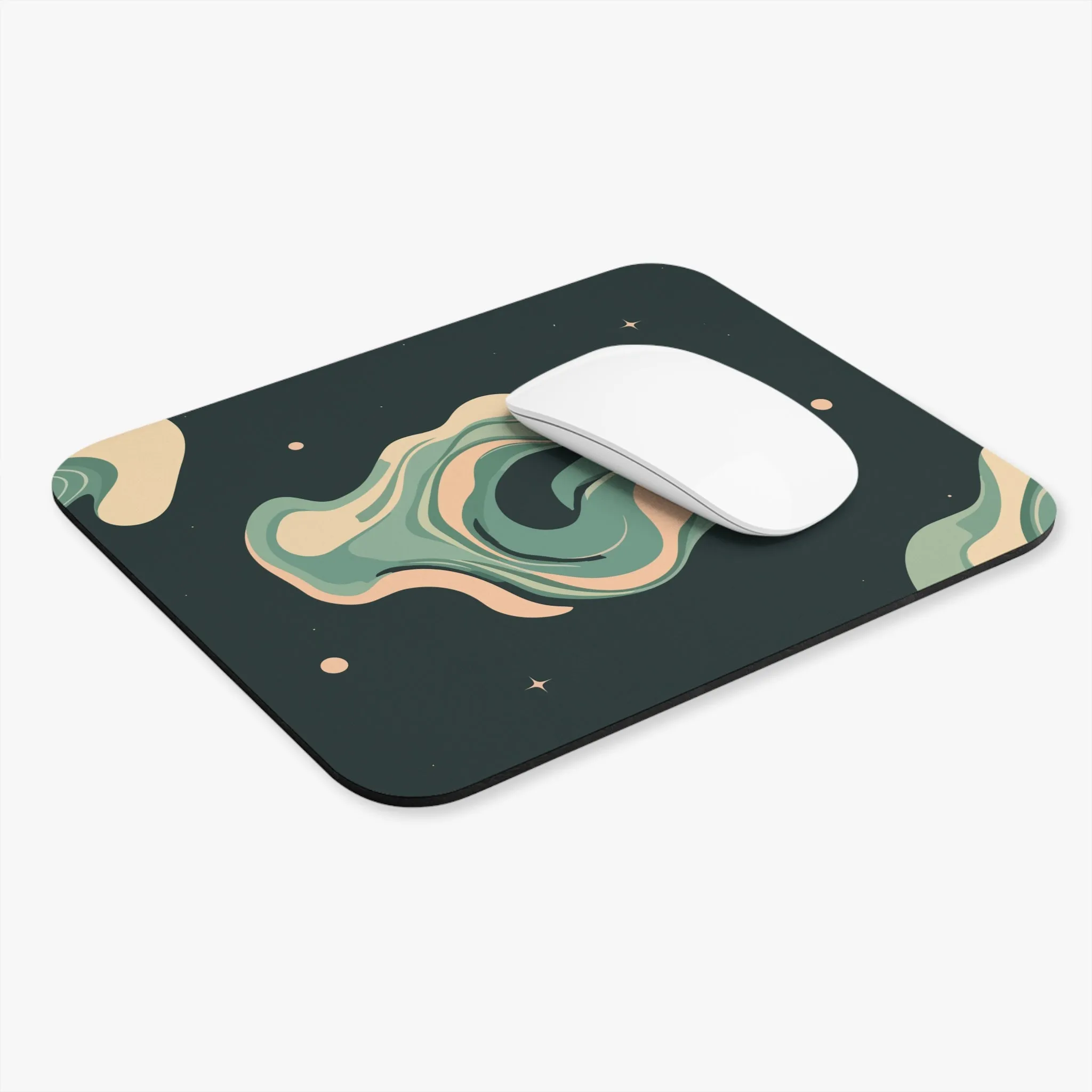 Liquid Swirl Abstract Pattern Mouse Pad