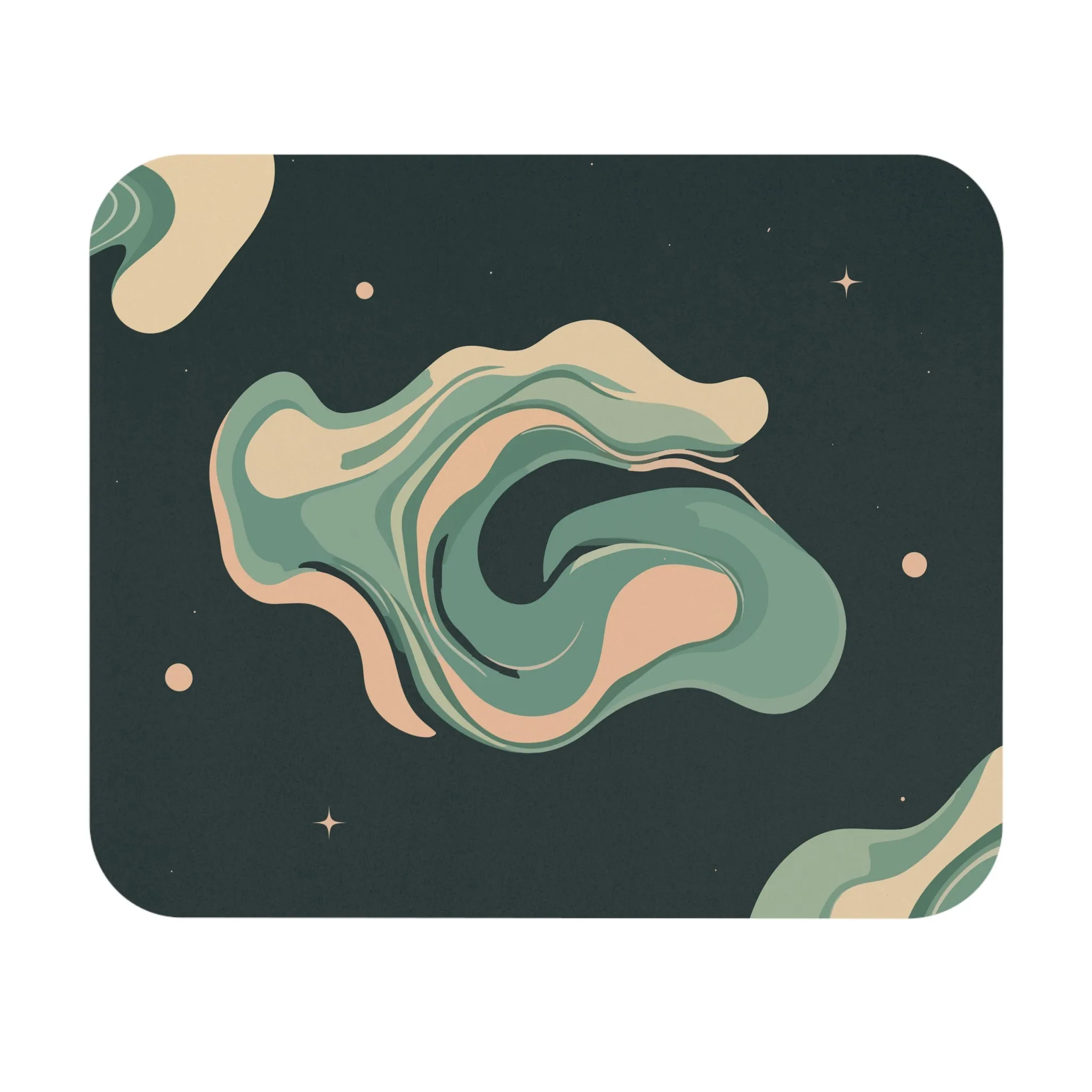 Liquid Swirl Abstract Pattern Mouse Pad