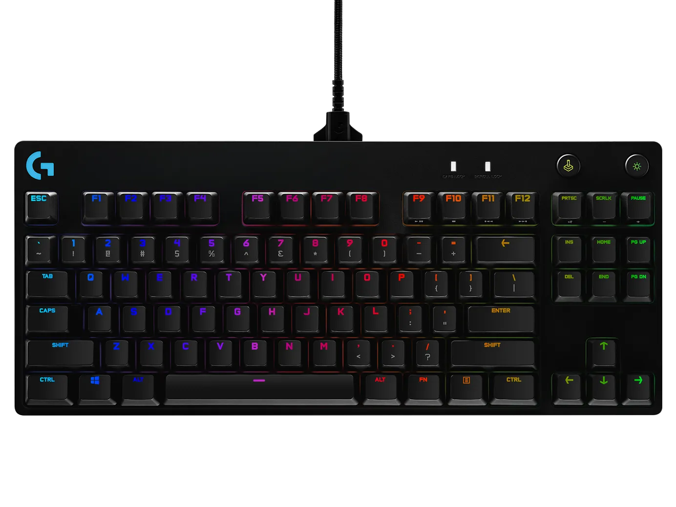 Logitech G PRO Wired Mechanical Gaming Keyboard | LightSync RGB | GX Blue Clicky Switches - Black (920-009396)