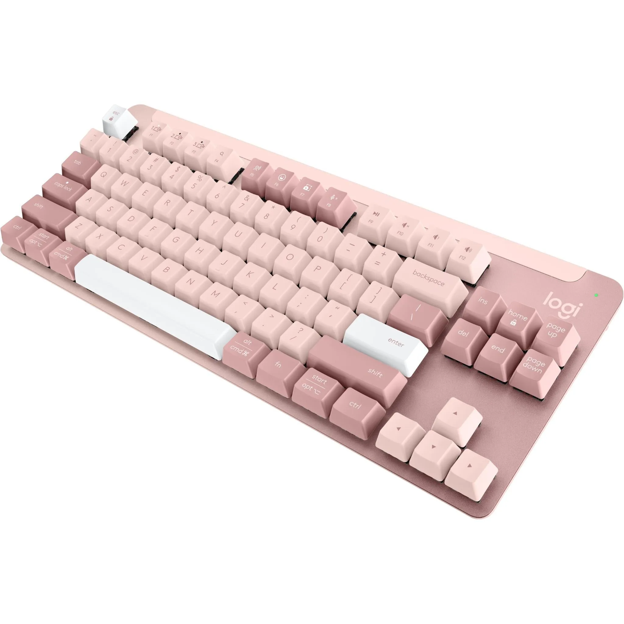 Logitech K855 Wireless Mechanical TKL Keyboard (Rose) [Linear]