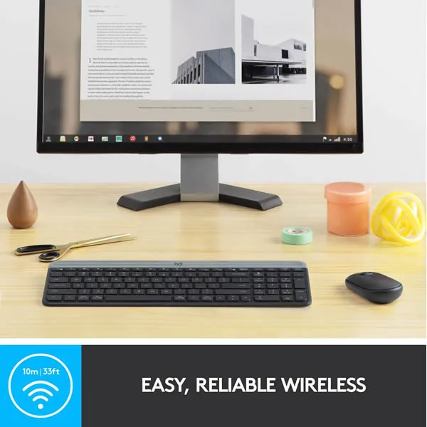 Logitech MK470 Slim Wireless Combo - Graphite