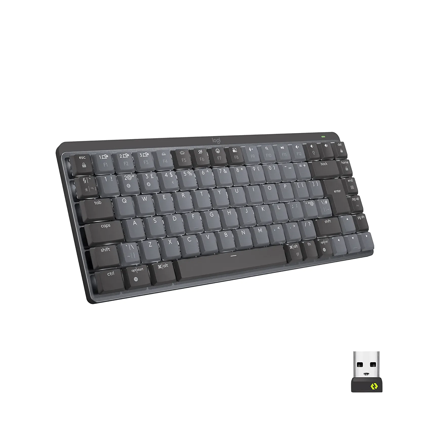 Logitech MX MECHANICAL Mini Wireless Illuminated Performance Keyboard - Linear Red Switches