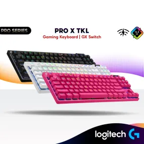 Logitech PRO X TKL LIGHTSPEED Wireless Mechanical Gaming Keyboard | LIGHTSYNC RGB | GX Brown Tactile Switches