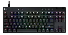 Logitech PRO X TKL RAPID Tenkeyless Wired Gaming Keyboard with Analog Switches (3 Colors)