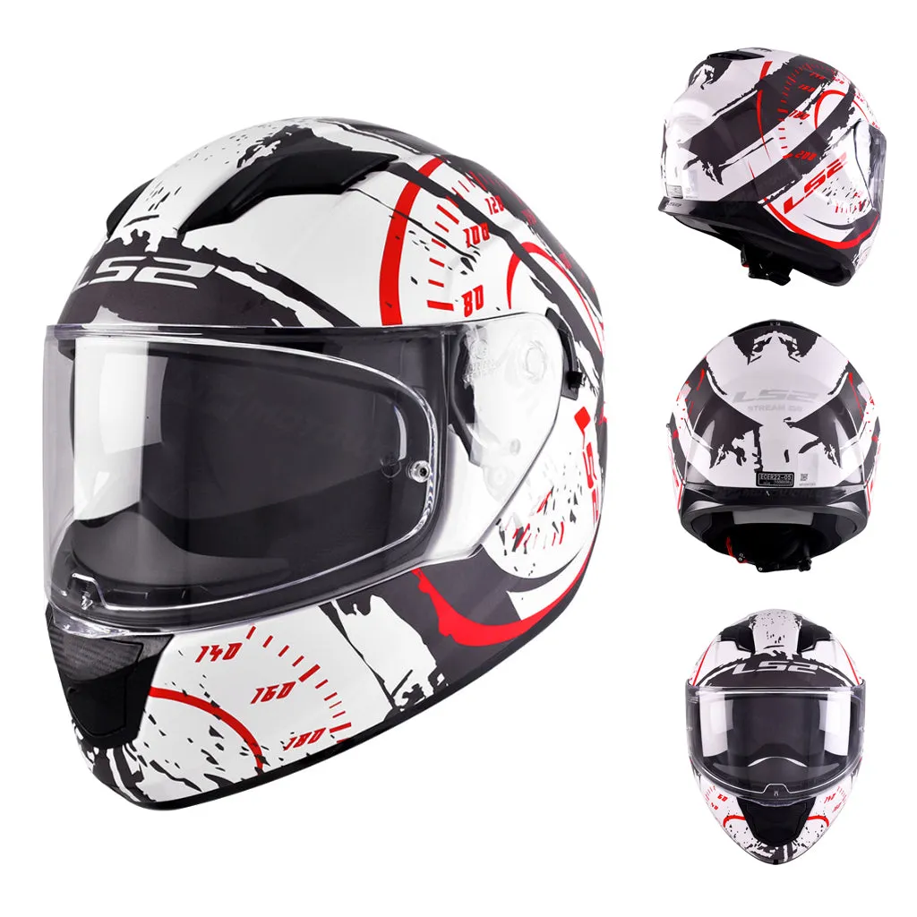 LS2 FF320EVO STREAM MOTORCYCLE FULL FACE HELMET