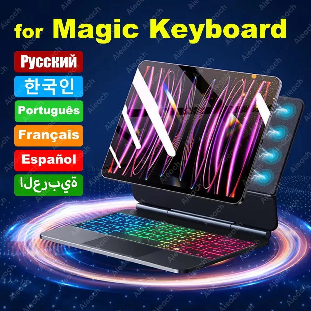 Magic Keyboard: Enhanced Backlit Bluetooth Keyboard for iPad Pro & Air