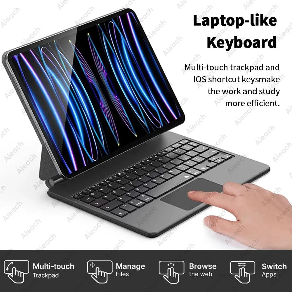 Magic Keyboard: Enhanced Backlit Bluetooth Keyboard for iPad Pro & Air