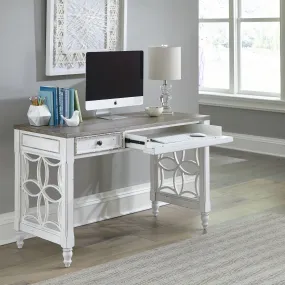 Magnolia Manor - L Writing Desk - White