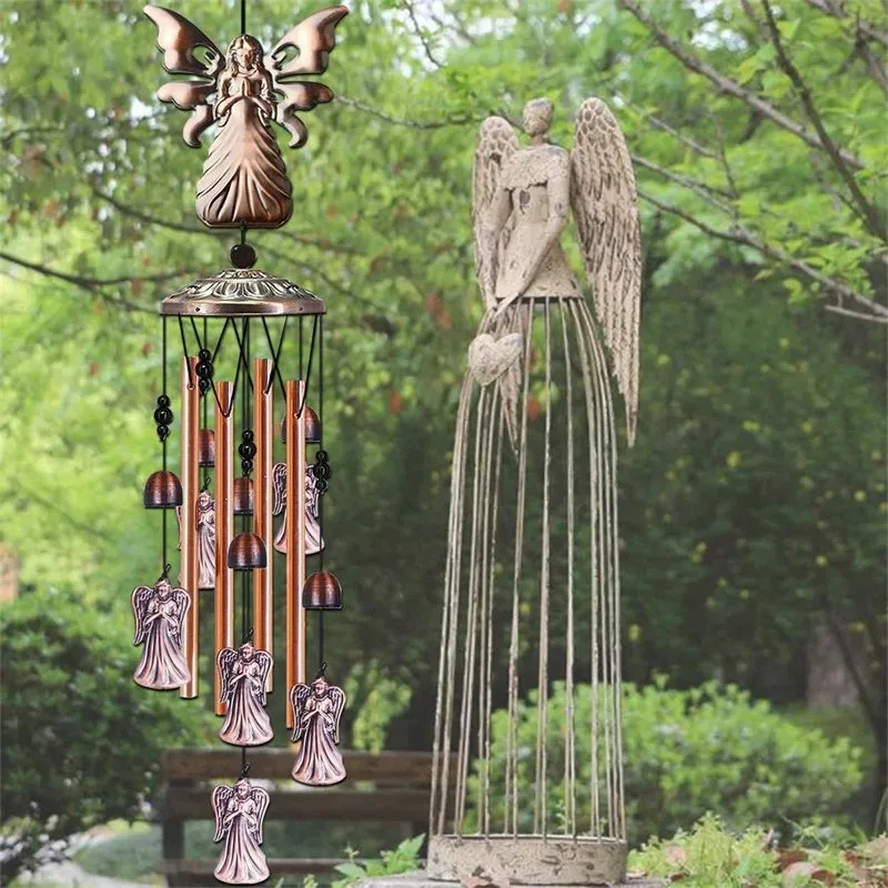 Metal Butterfly Wind Chimes Pendant for Garden Home Decoration