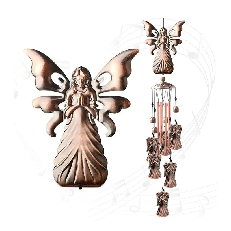 Metal Butterfly Wind Chimes Pendant for Garden Home Decoration