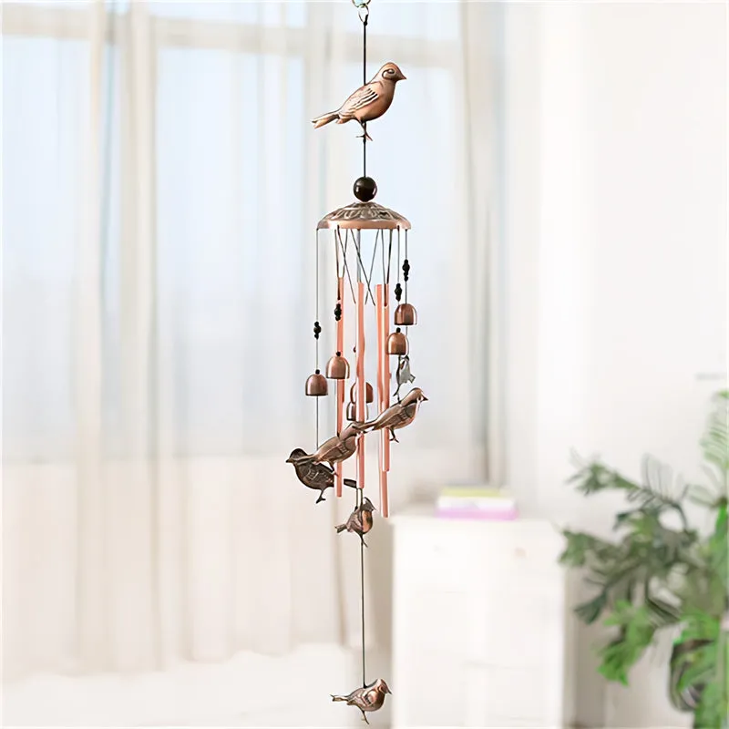 Metal Butterfly Wind Chimes Pendant for Garden Home Decoration