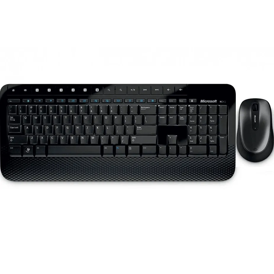 Microsoft 2000 Keyboard Mouse Bundle Set Wireless Desktop