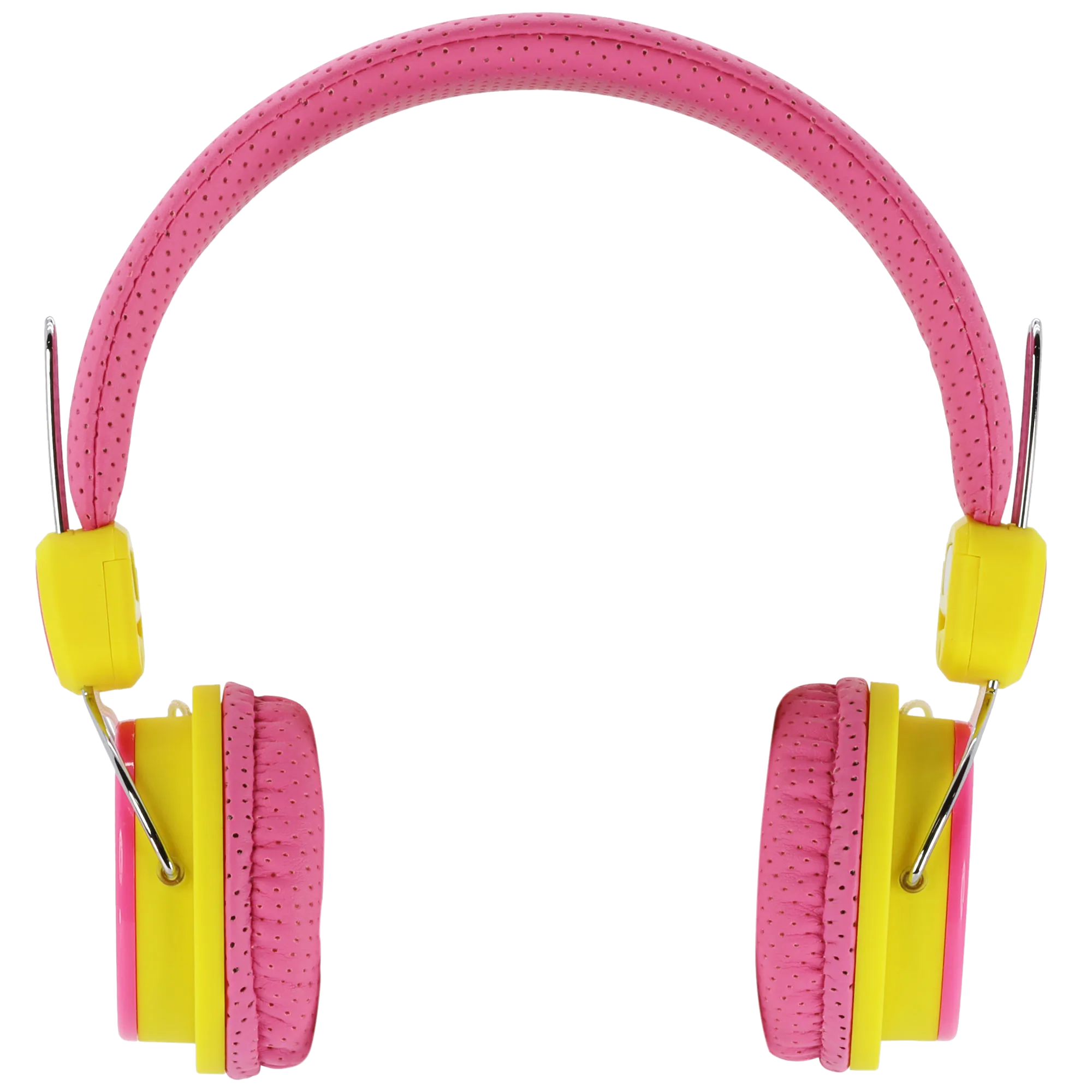 Moki Kid Safe Headphones Volume Limited Over Ear - Pink/Yellow