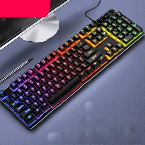 Multicolored Lighted PC/Computer Keyboard