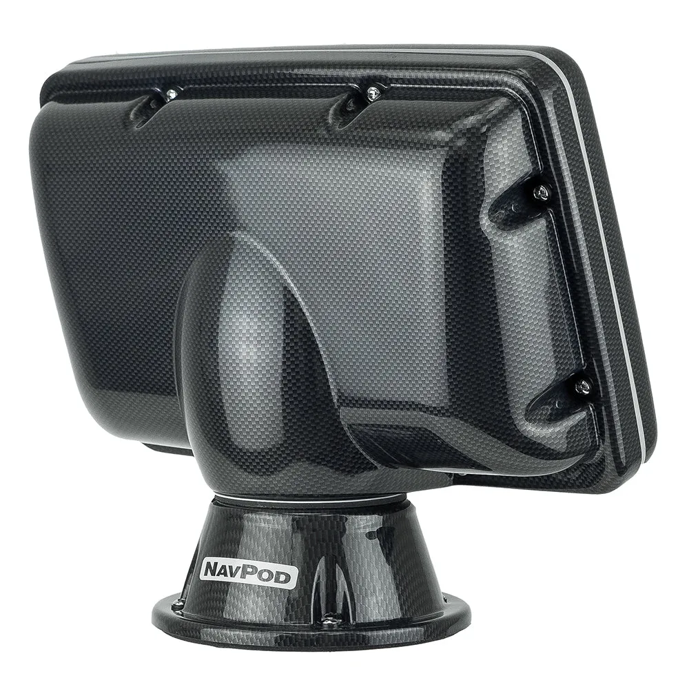 NavPod PP4410 PowerPod Pre-Cut f/Garmin STRIKER* 5dv (Requires Flush Mount Kit Garmin Part) - Carbon Black