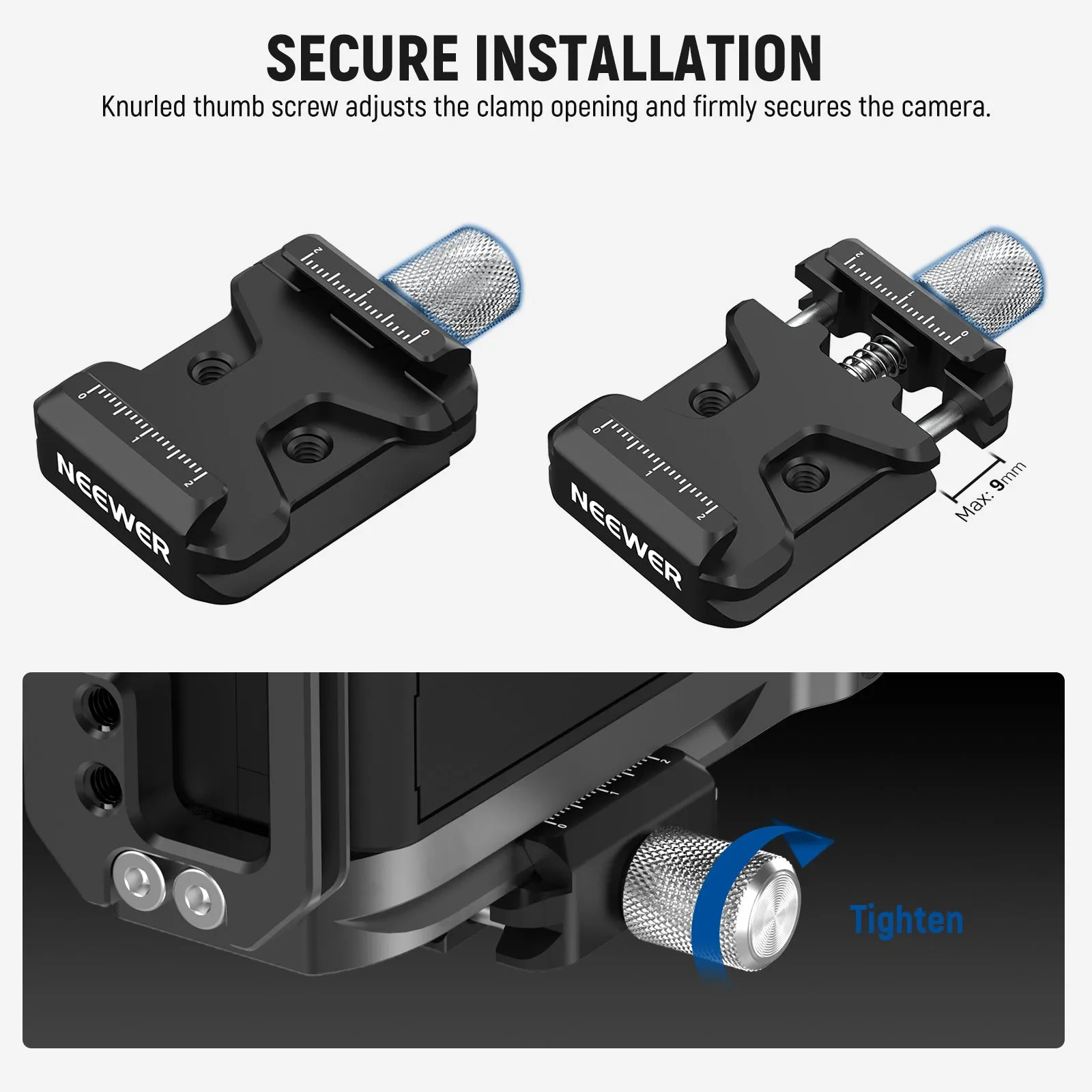 NEEWER GA004 Arca Type Quick Release Clamp