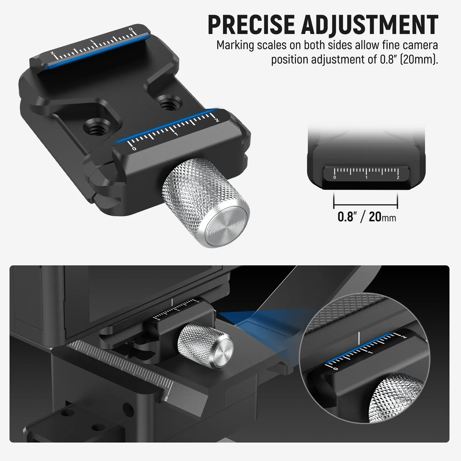 NEEWER GA004 Arca Type Quick Release Clamp