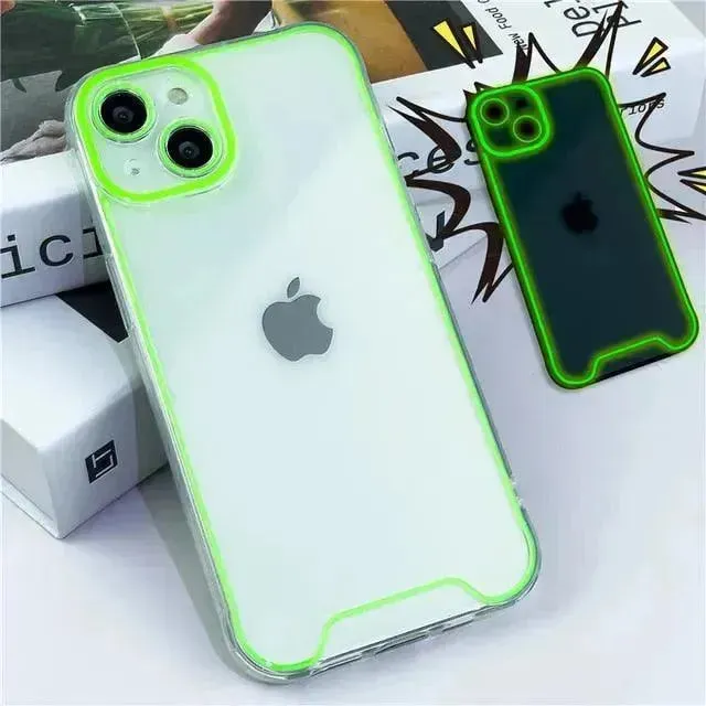 Neon Luminous Silicon Case (For iPhones)