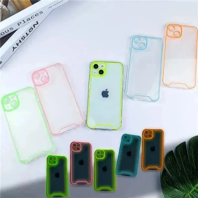 Neon Luminous Silicon Case (For iPhones)