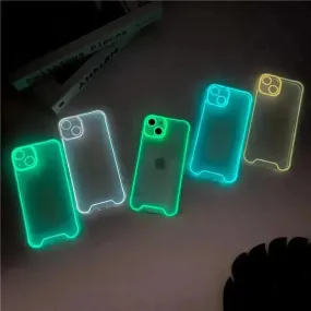 Neon Luminous Silicon Case (For iPhones)