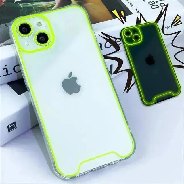 Neon Luminous Silicon Case (For iPhones)