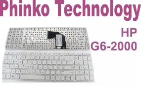 NEW For Original HP Pavilion G6 G6-2000 Laptop series Keyboard US White   FRAME