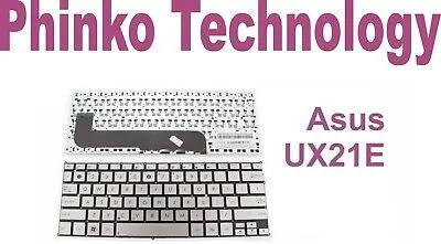 New Keyboard For ASUS Zenbook UX21E NO Frame SILVER