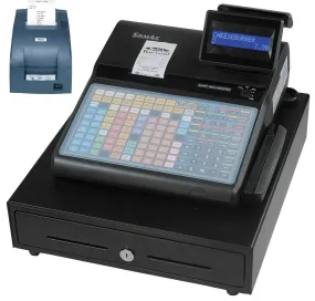 NEW SAM4S ER-920 Cash Register w/ flat keyboard and Kitchen Printer - Free ship