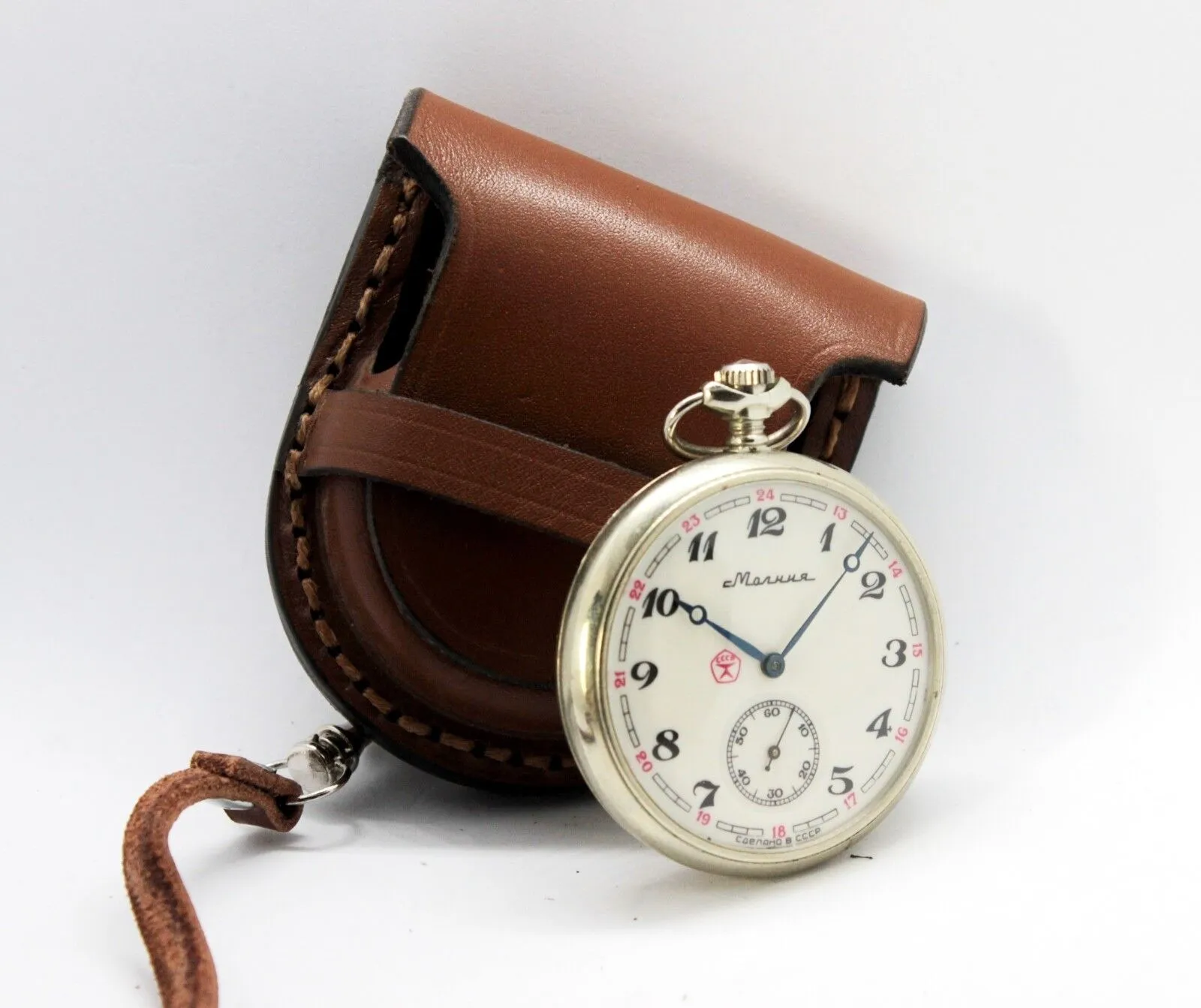 New! WW1 times New Leather Case for Pocket Watch 45-50mm 55mm WWII