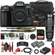 Nikon D500 DSLR Camera Body Only 1559 W/ Nikon 200-500mm Lens  - Basic Bundle