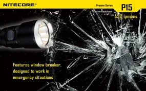 Nitecore P15 XP-G2 LED 430 Lumen 1 x 18650 or 2 x CR123 Flashlight