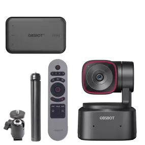 OBSBOT Tiny 2 Lite Webcam Live-Streaming Bundle