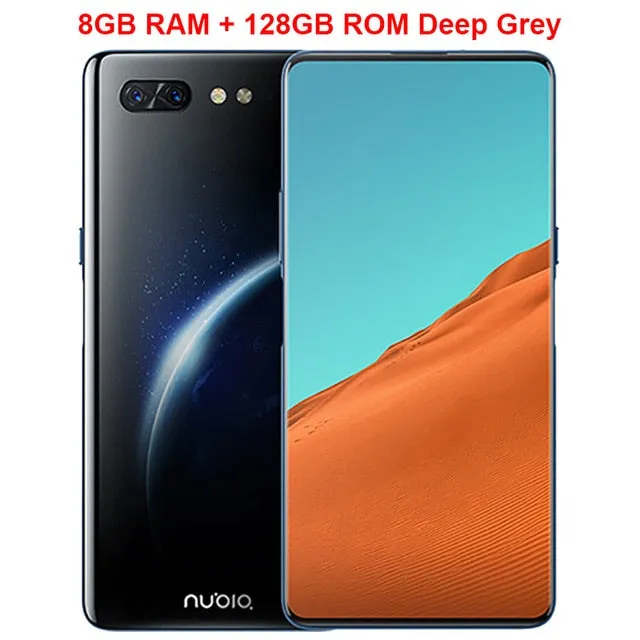 Original Nubia X Cell Phone 6.26" 6GB/8GB RAM 64GB/128GB ROM Snapdragon 845 Octa-core Android 8.1 Dual Camera 3800mAh Smartphone