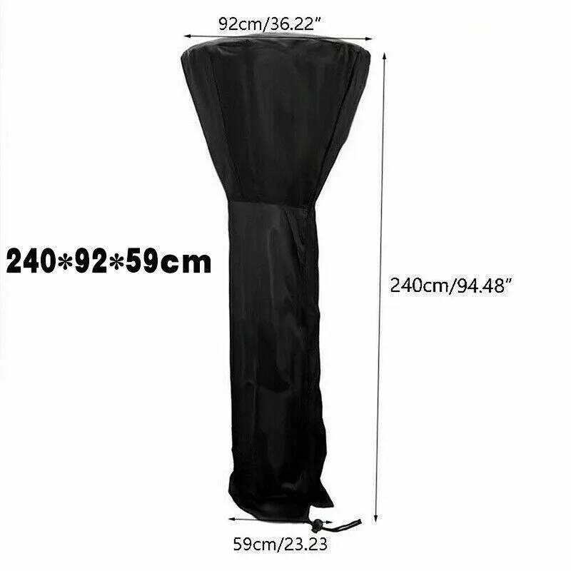 Outdoor Garden Waterproof Gas Patio Heater Protective Cover