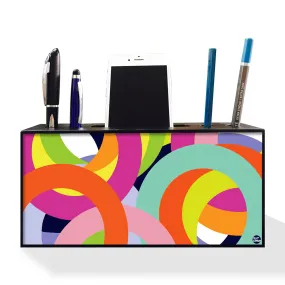 Pen Mobile Stand Holder Desk Organizer - Colorful Rings