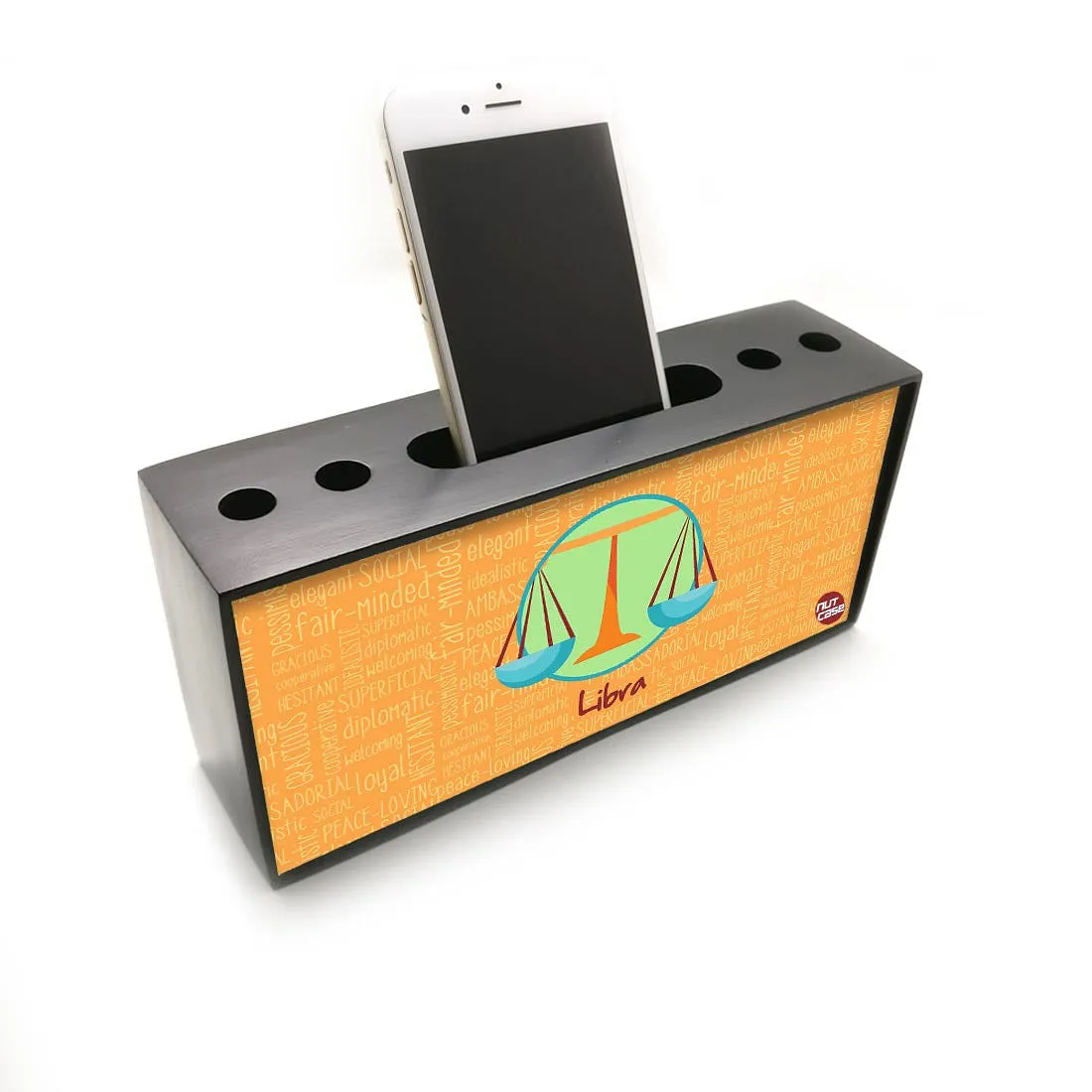 Pen Mobile Stand Holder Desk Organizer - Libra Yellow