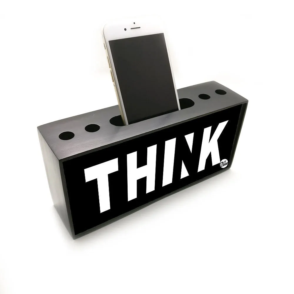 Pen Mobile Stand Holder Desk Organizer - Think