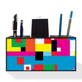 Pencil Pen Mobile Holder Desk Organizer for Office & Study Table - Multicolor