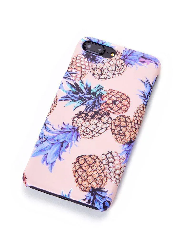 Pineapple Print iPhone Case