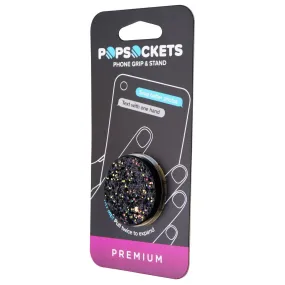 PopSockets Collapsible Grip & Stand for Phones and Tablets - Sparkle Black