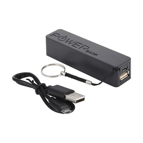 Portable Charger Single Port - 2,000mAh / Black