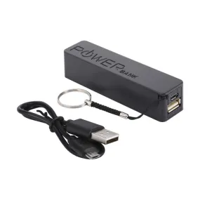 Portable Charger Single Port - 2,000mAh / Black