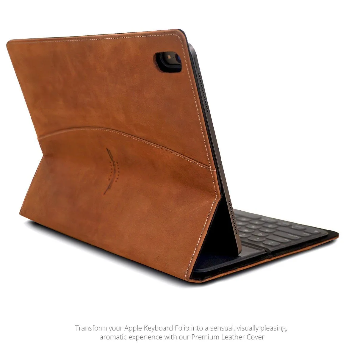 Premium Leather iPad Pro Keyboard Cover