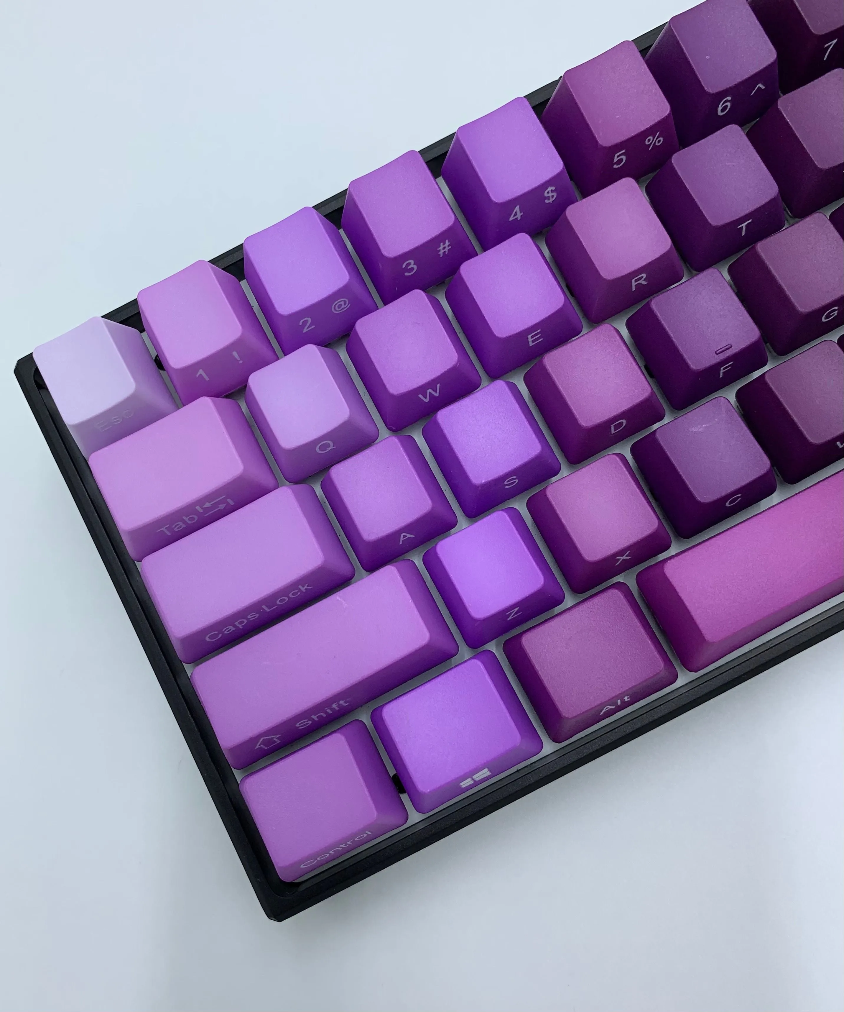 Purple Fade Keycap Set - Alpherior Keycaps