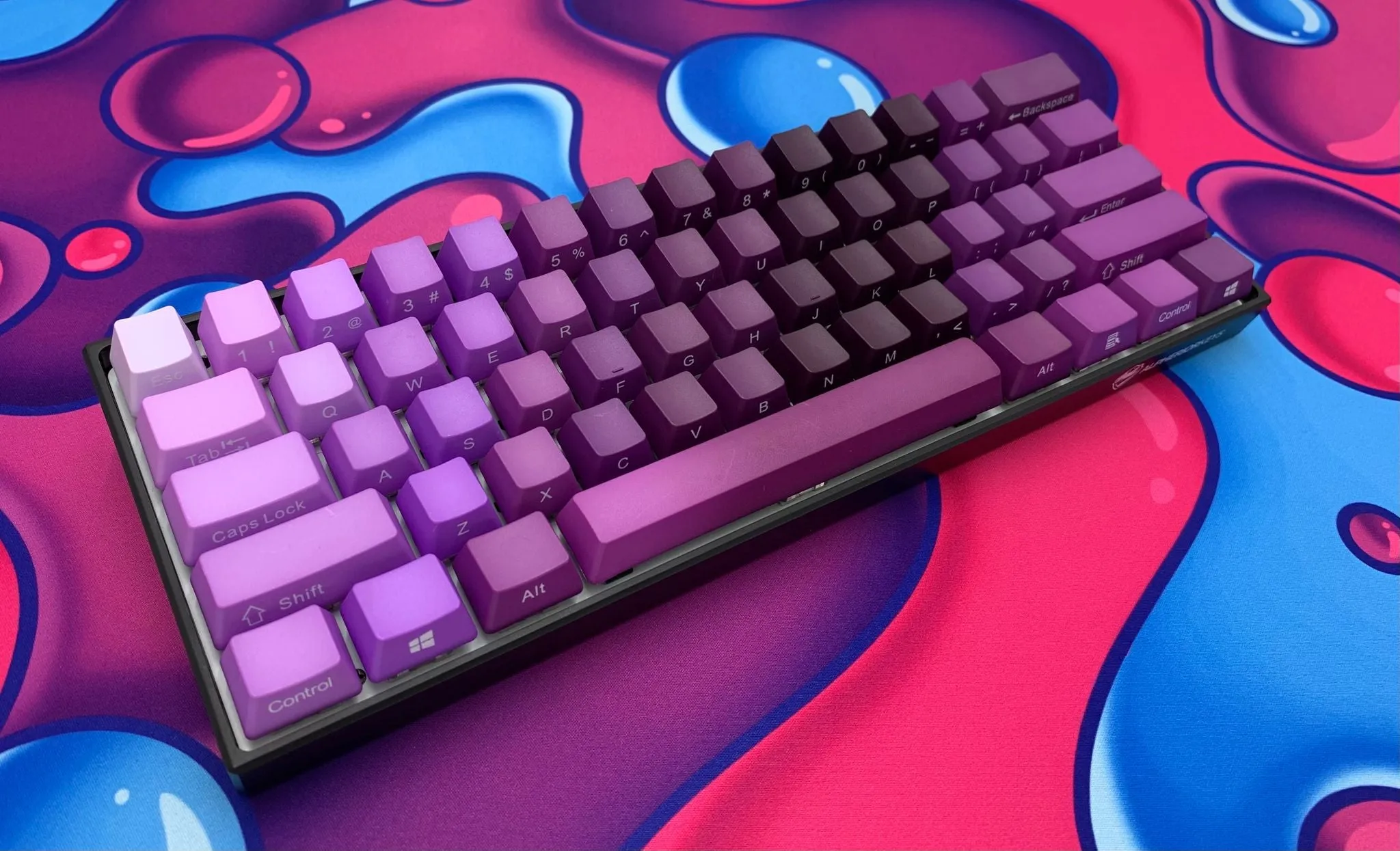 Purple Fade Keycap Set - Alpherior Keycaps