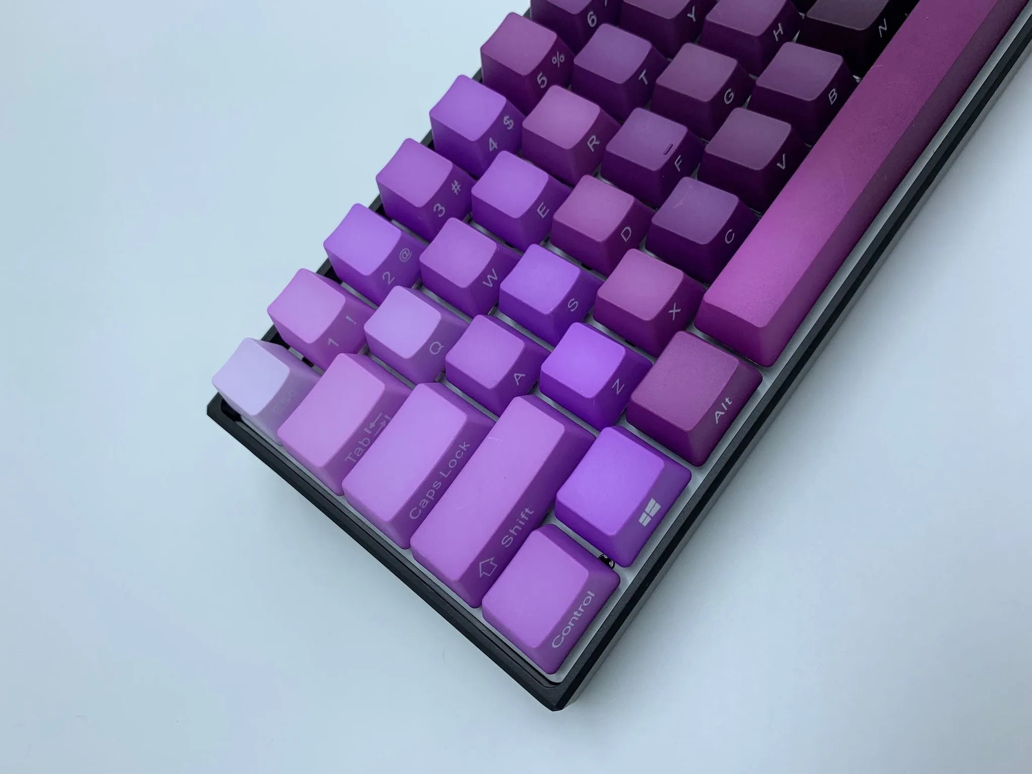 Purple Fade Keycap Set - Alpherior Keycaps