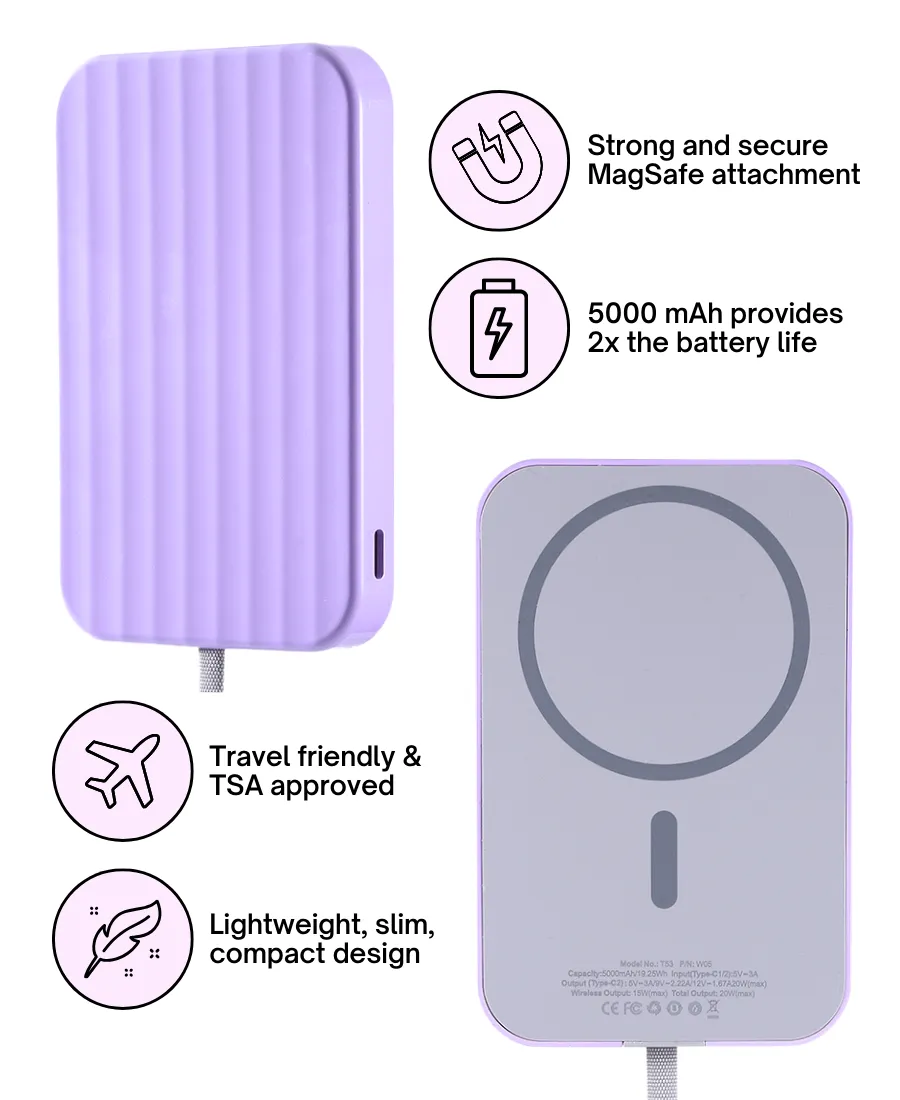 Purple Ultra MagSafe Battery Booster