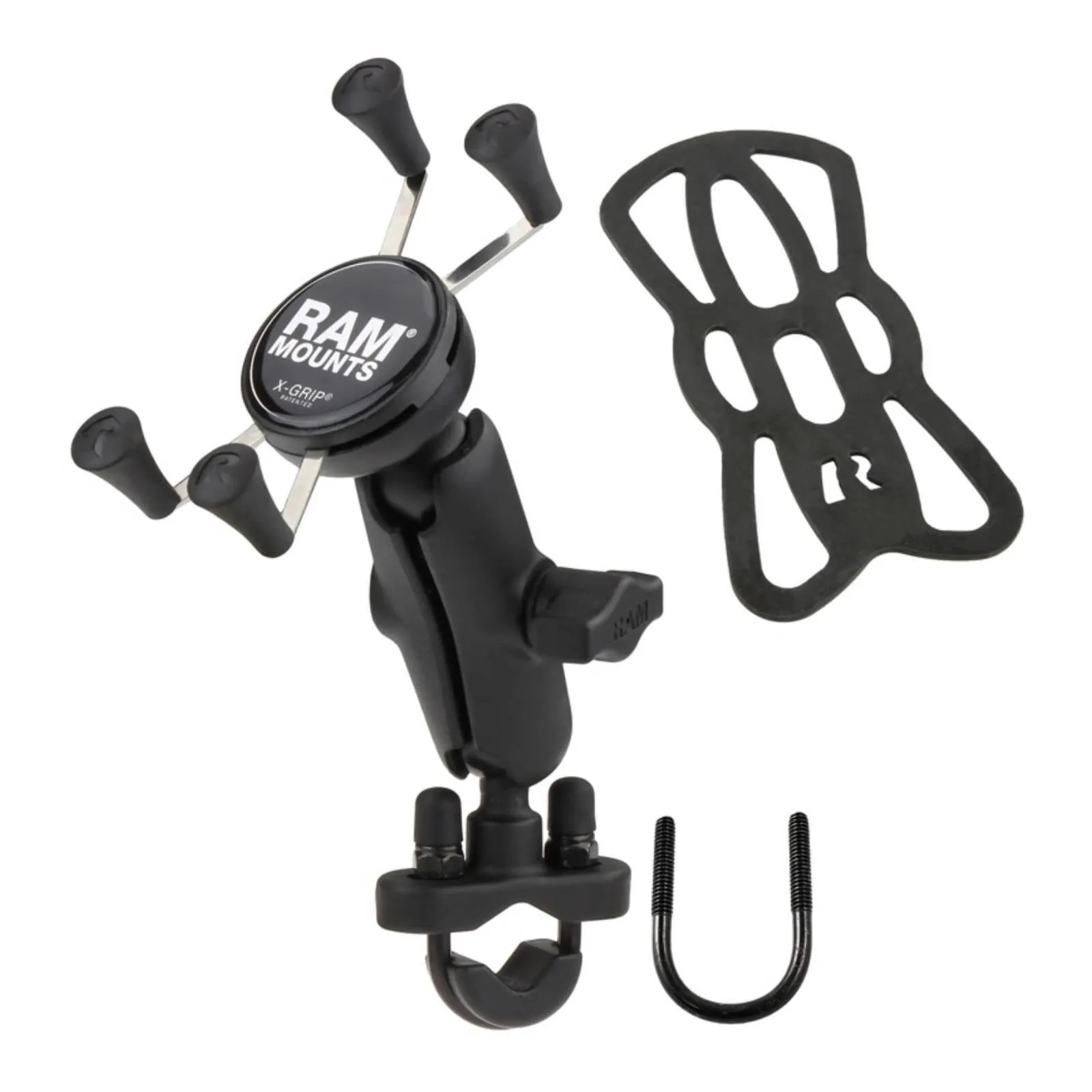 RAM X-GRIP PHONE MOUNT WITH HANDLEBAR U-BOLT BASE